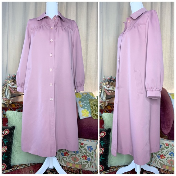 Jackets & Blazers - 70s Mauve Raincoat